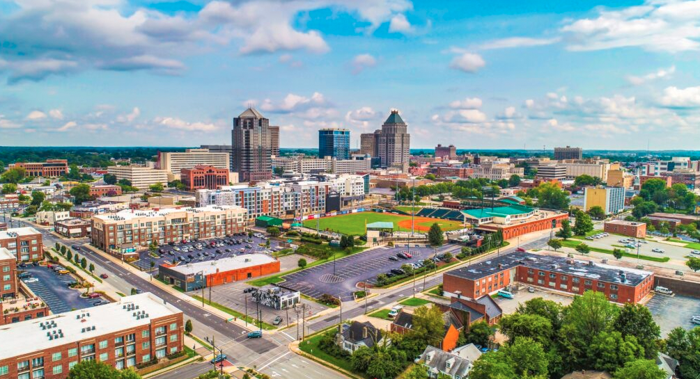 View of Greensboro, NC